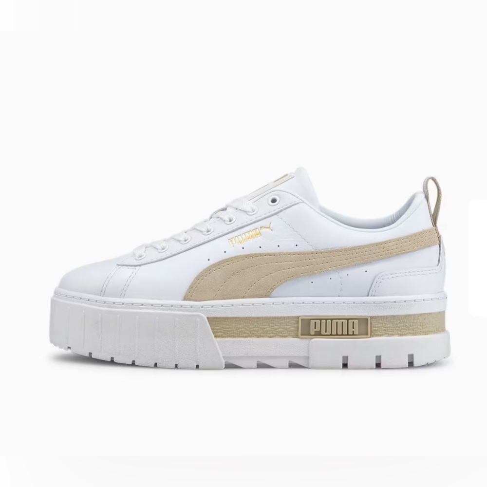 Puma Mayze Platform Sneakers Puma White-Peyote S. 8